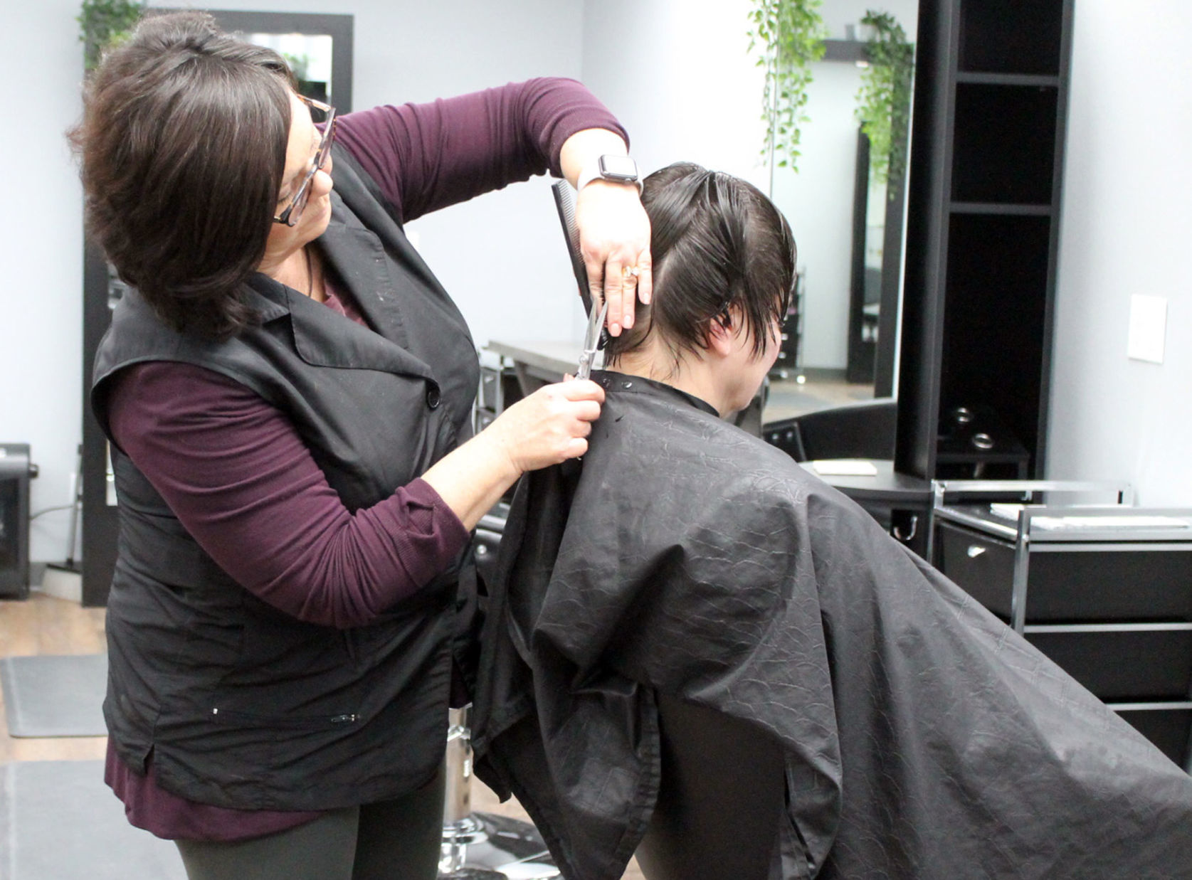 Hair salons close
